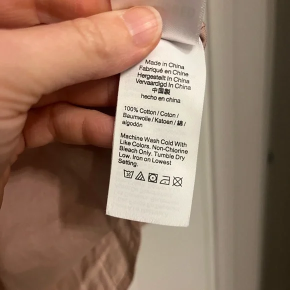 Women's J.Crew Relaxed Tan Button Up Shirt- Size Small- Pre-owned - Picture 3 of 4